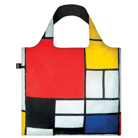 "LOQI" ●Piet Mondrian● "Composition with Red,Yellow,Blue and Black" Recycled Bag (PM.CO.R)