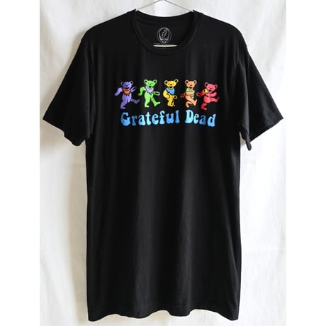 【used / Grateful Dead Productions】dancing bear  official T-shirts -M /black- (om-234-2-10)