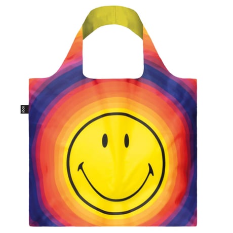 "LOQI" ●Smiley● "Rainbow Capsule" Recycled Bag (SM.RA)