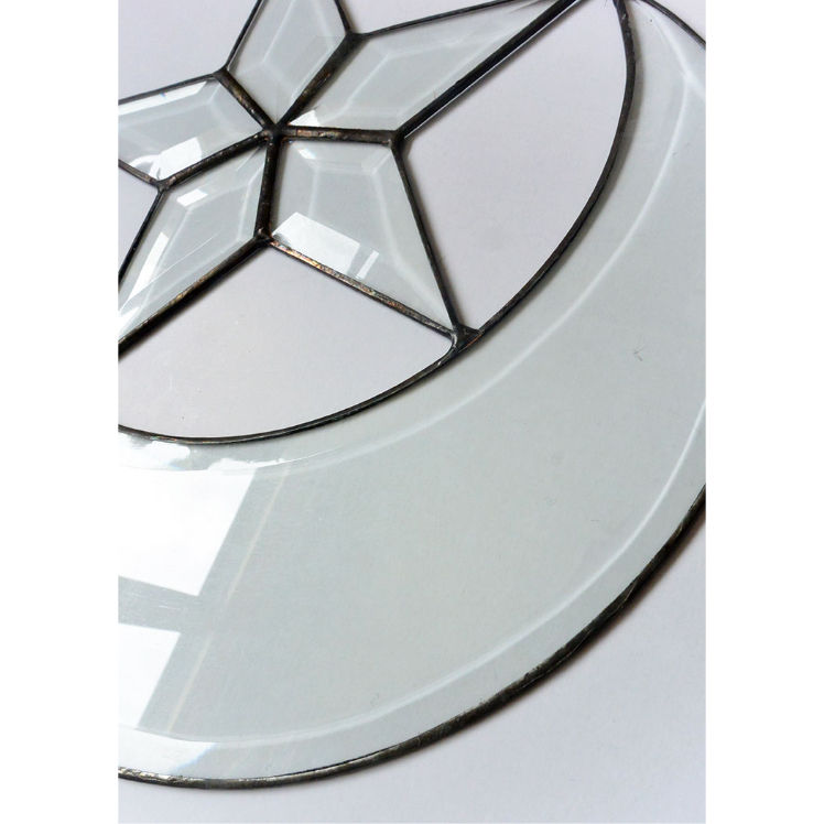 mosaik verglasung” stained glass ornament -cre