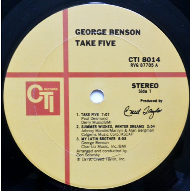 George Benson / Take Five (used LP) | LUZ chill