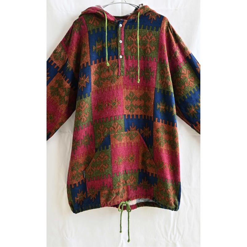 90's vintage / Rhinoceros】native whole pattern