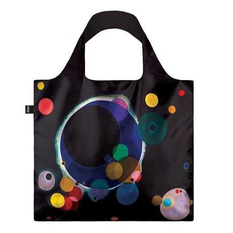"LOQI" ●Wassily Kandinsky● "Several Circles" Recycled Bag (WK.SC)