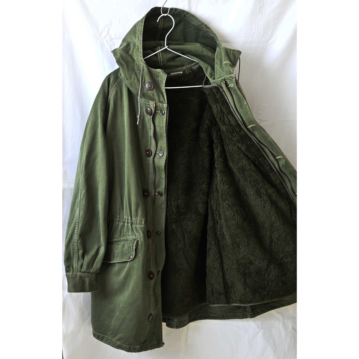 1965年ヴィンテージ/フランス軍/M-64/モッズコート/ライナー付き/92L 1965年ヴィンテージ/フランス軍/M-64/モッズコート/ライナー付き/92L