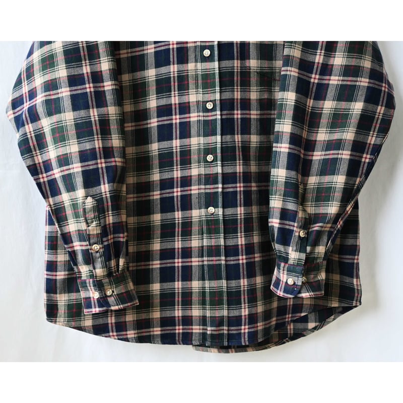 90's vintage / Duck Head】cotton 100% check B.D
