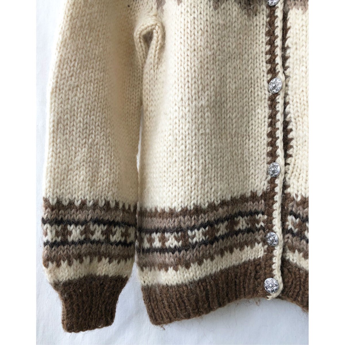 hilda ltd ヴィンテージ　ニット　セーター　70s Amazon.co.jp: 80s LLBean×Hilda Ltd NORDIC SWEATER KNIT