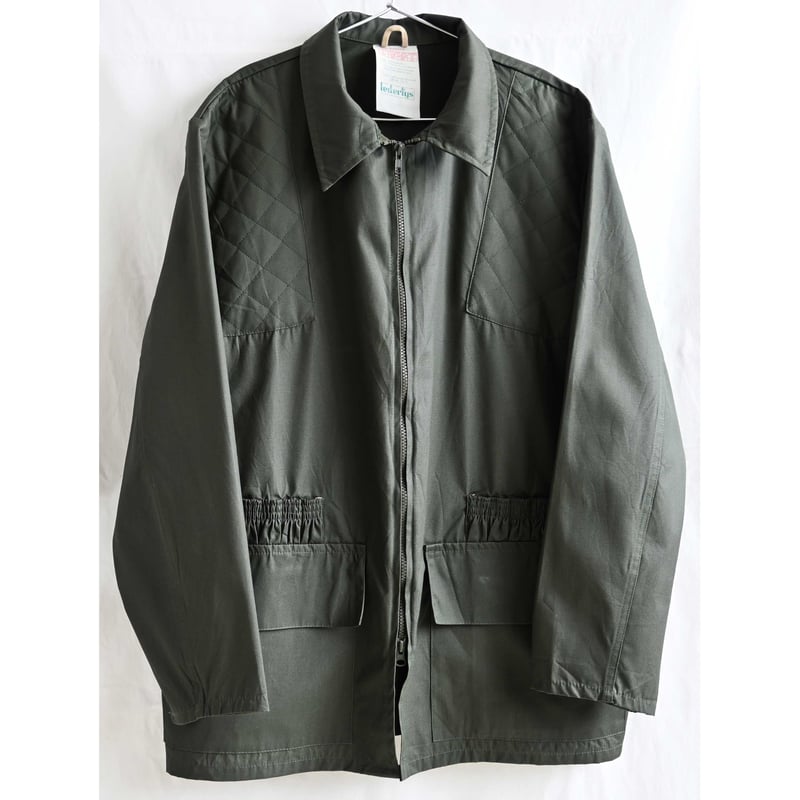 80's france vintage / LEDER TYS】hunting jacket