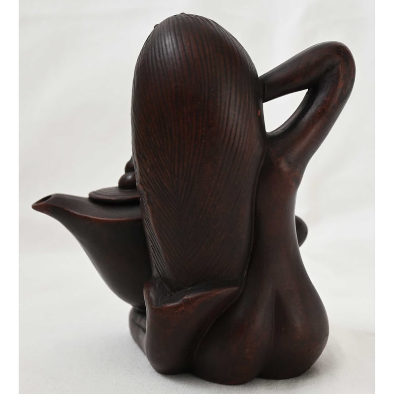 vintage object 急須】Beautifl nude-lady & 河童 conc