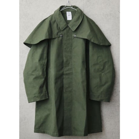 【1966's dead stock / French army】"L・CASSI" frock coat -96L / olive green- (q-2211-3b)