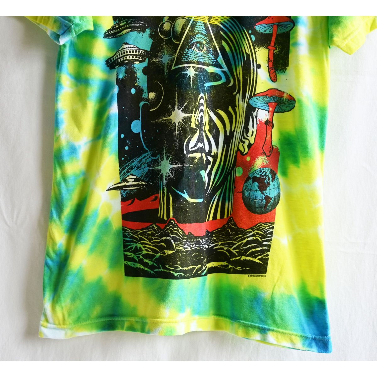 リキッドブルー  ヨーダTシャツ 90s USA製 スターウォーズ ヨーダ Tシャツ LIQUID BLUE