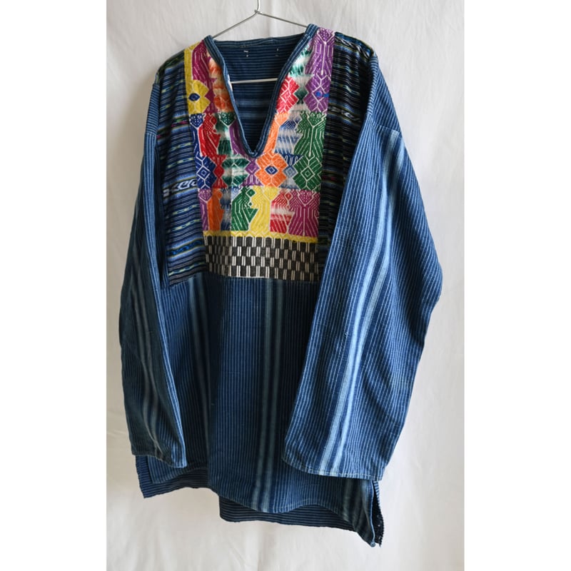 70's vintage / Guatemala handmade】native embro...