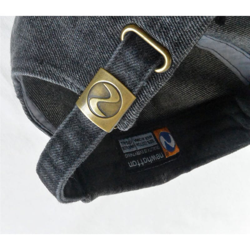 再入荷 “zig zag” Washed Denim Low Cap / Vintage Bl 再入荷 “zig zag” Washed Denim Low Cap / Vintage Bl