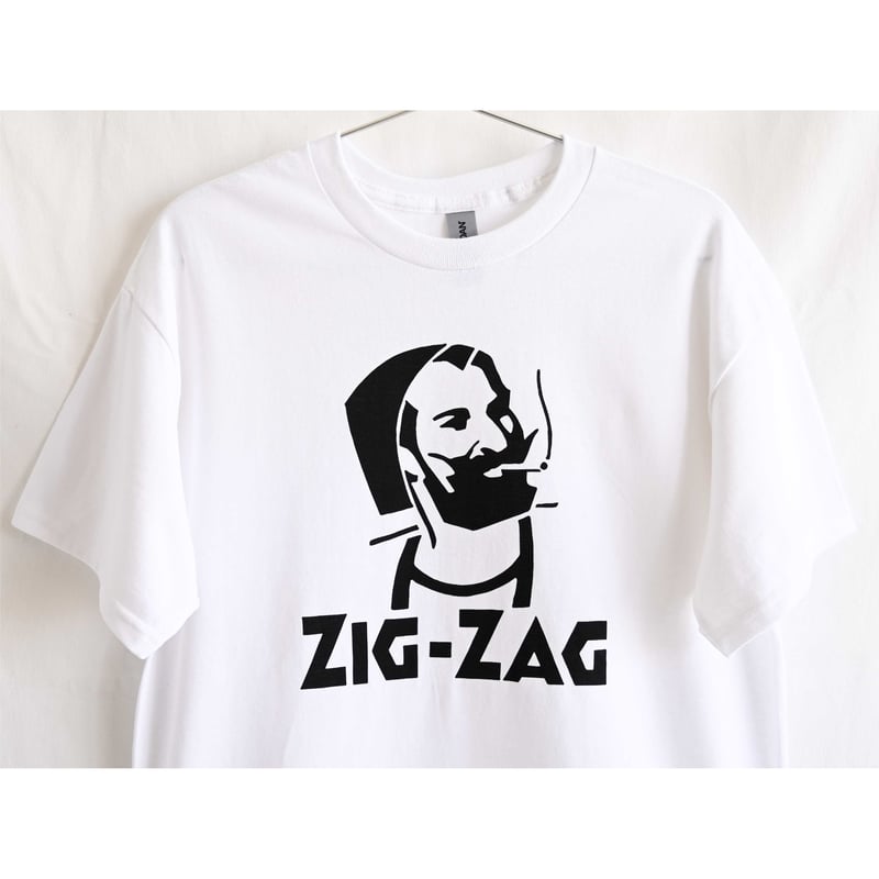 再入荷】 “zig-zag” T shirts - white / M & L & XL.3