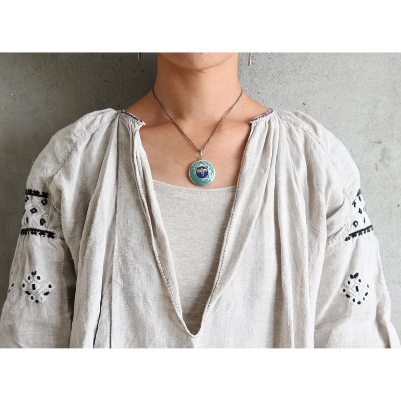 Made in Nepal】buddha-eye mandala inlay pendant