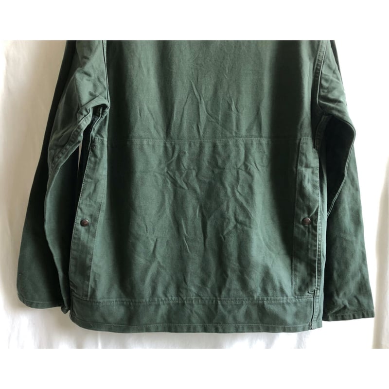 80's euro vintage】coverall / work jacket -M /