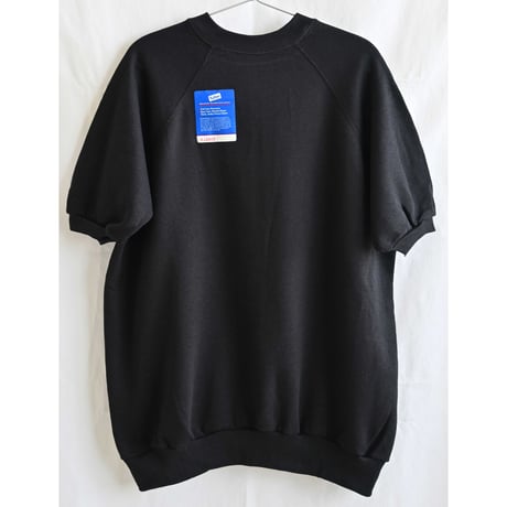 dead stock 【80's vintage/made in USA】"TULTEX" short sleeve sweat -XL / black- (p-237-13bc)