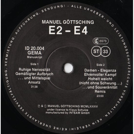 Manuel Gottsching / E2-E4