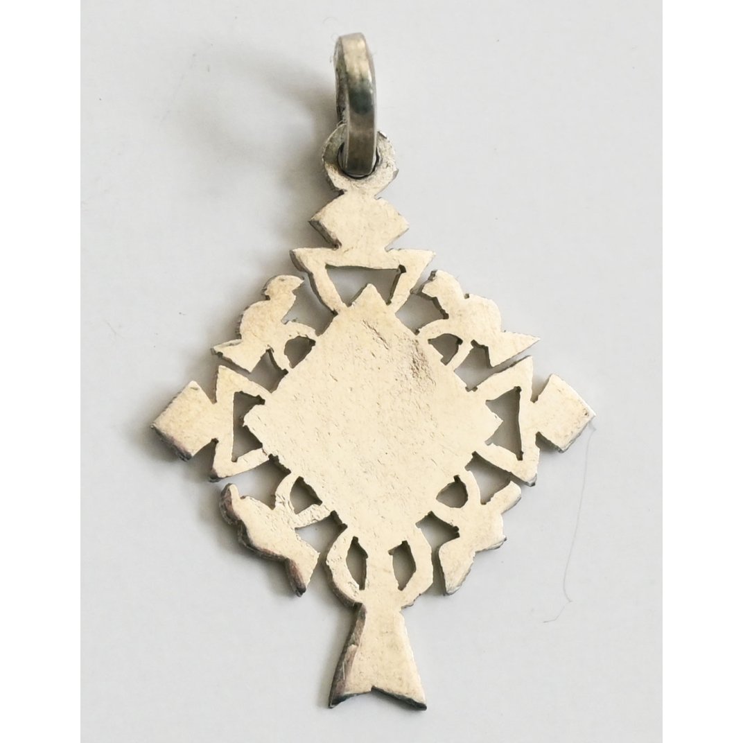 Ethiopia handmade】silver ethiopian cross penda