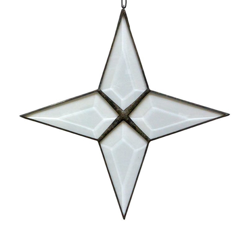 ○“mosaik verglasung” stained glass ornament -fa