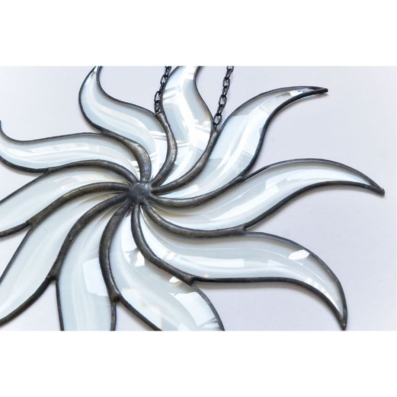 mosaik verglasung” stained glass ornament -sun