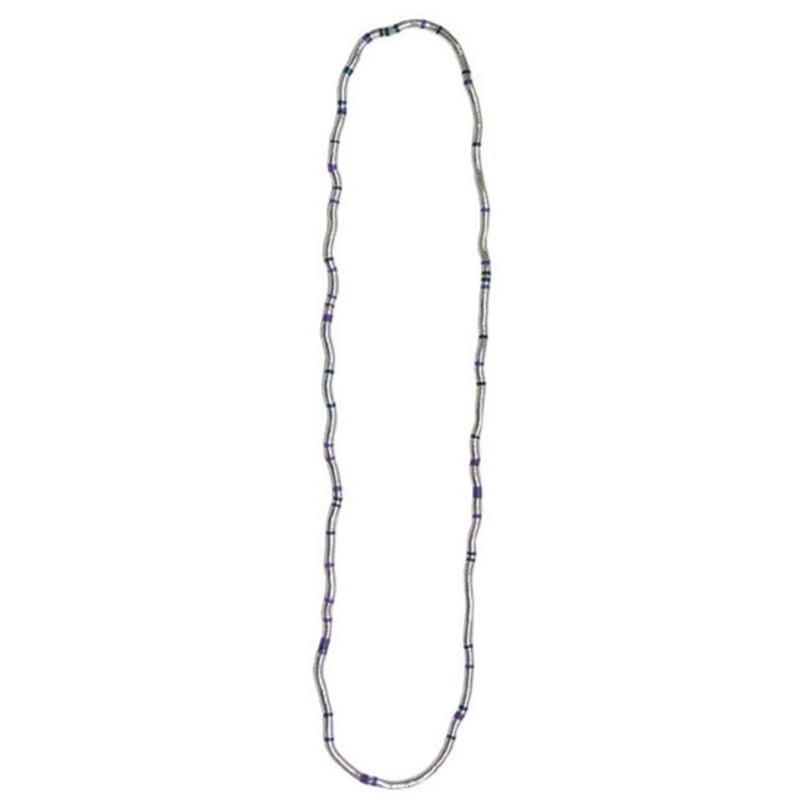 Fexible Stainless Wire Necklace “silver × pur
