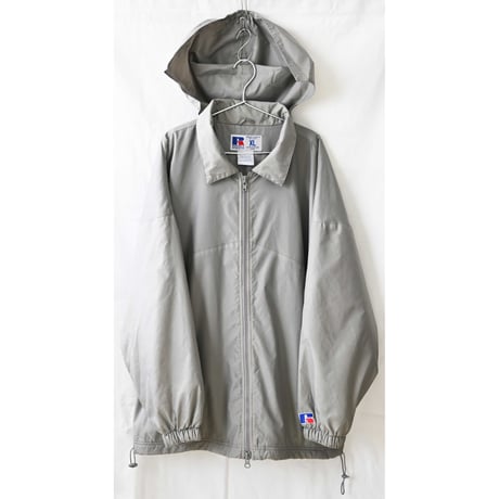90sUSA製ラッセルスウェットスタジャンバーシティジャケット刺繍ショート丈 6cf25fd548c0453a1d8605ca20b243