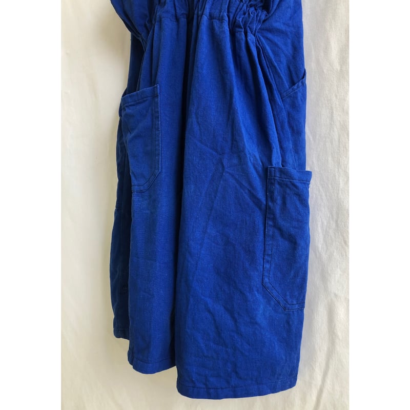 【日本未発売！超激レア】ヴィンテージオーバーオール VINTAGE - 希少✩70〜80s ヴィンテージ SANFORIZEDボタン