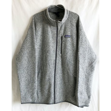 【 vintage / patagonia】better sweater fleece jacket  -XXL / heather gray-(p-2211-1-11)