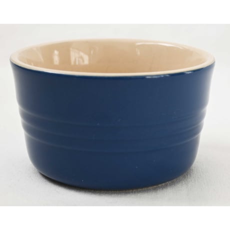 【Used LE CREUSET】Ramequin cocotte -dark blue / 9.5×5.7cm- (nk-2311-35)