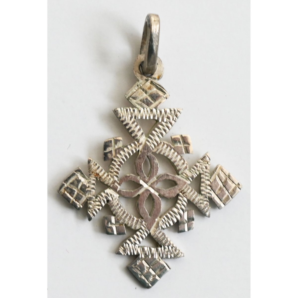 Ethiopia handmade】silver ethiopian cross penda...