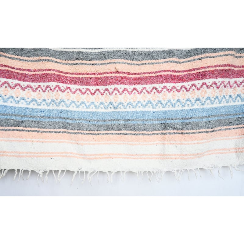 ビンテージ　メキシコ　アートラグ vintage / made in Mexico】big size mexican rug