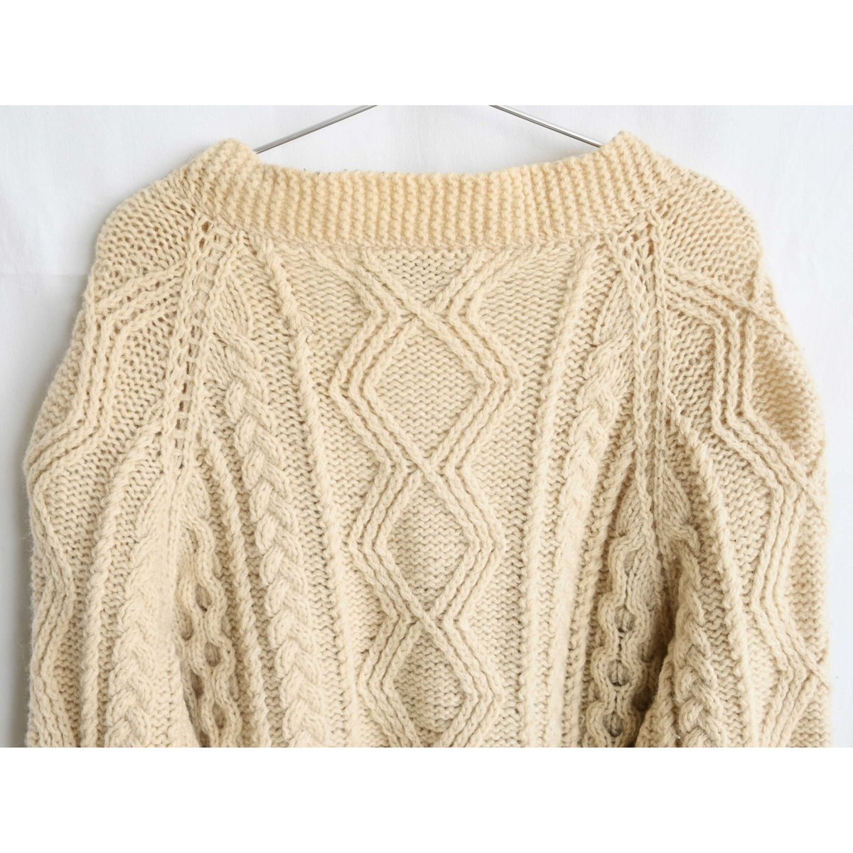 IRELAND製 GALWAY BAY アランニット カーディガン 60's vintage / made in Ireland】