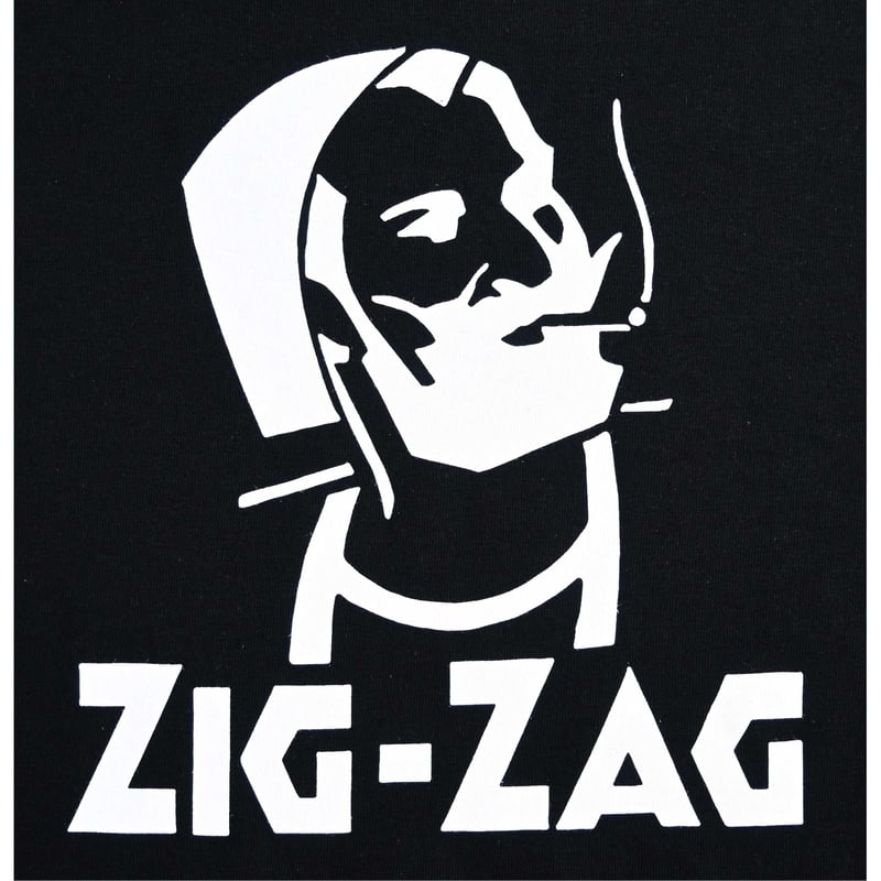 zig-zag” T shirts - black / M & L & XL.3 size-