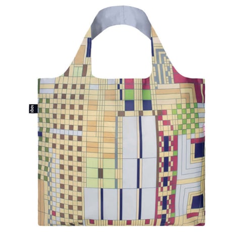 "LOQI" ●Frank Lloyd Wright● "Old Fashion Windows" Recycled Bag (FL.OW)