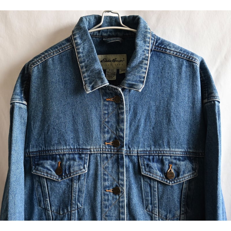90's vintage / Eddie Bauer】denim trucker jacke 90's vintage / Eddie Bauer】denim trucker jacke