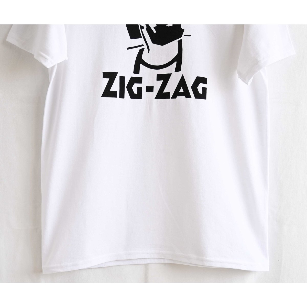 再入荷】 “zig-zag” T shirts - white / M & L & XL.3