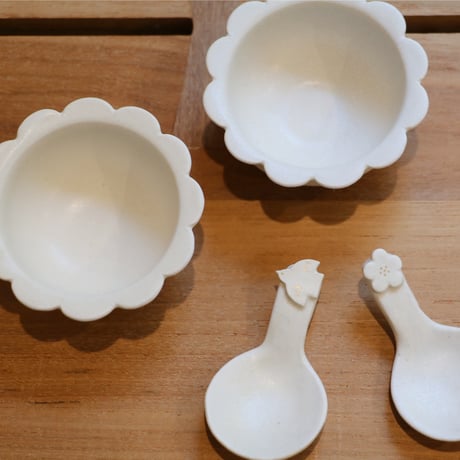 花ボウルとスプーン Set | tomokoubou