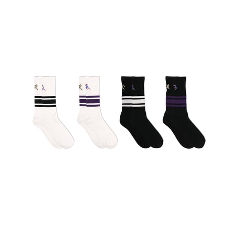decka Quality socks by BRÚ NA BÓINNE Skater Socks Embroidery / Baseball