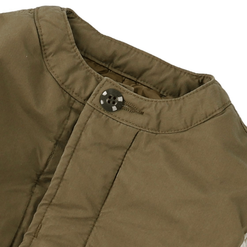 DENIM DUNGAREE/CNウェザー袖ニットドッキングコート | R.R.R 