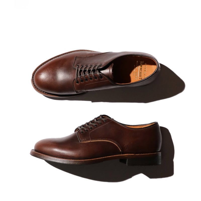 TOWNCRAFT × WHEEL ROBE / 6-EYE PLAIN TOE DERBY 