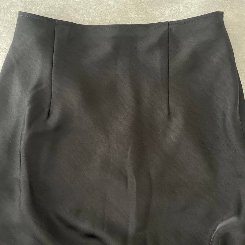 satin flare skirt | aluna