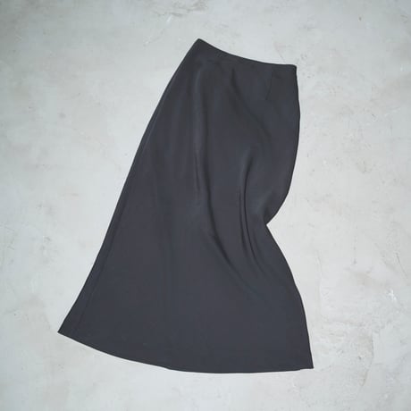 satin flare skirt