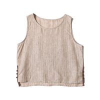 Linen stripe tops