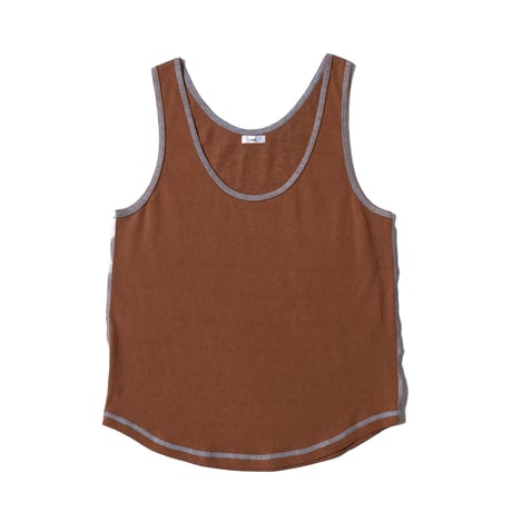 Stitch slub yarn tank top