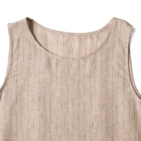 Linen stripe tops