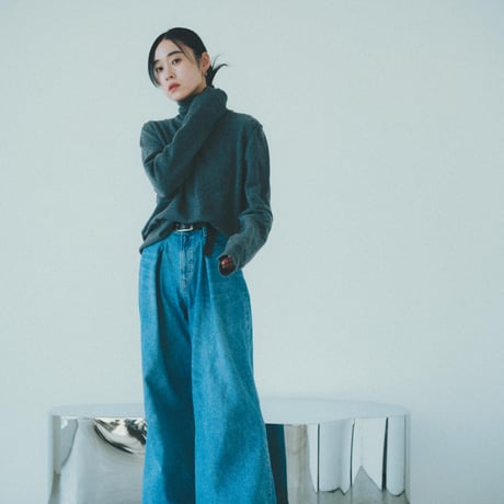 Tack denim pants | aluna
