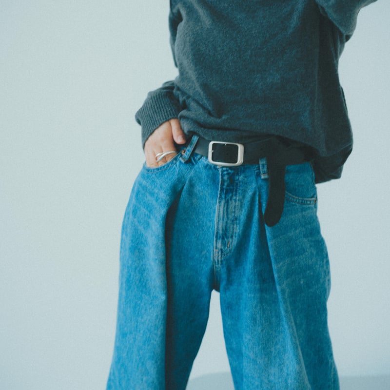 aluna  アルナ　Tack denim pants 長屋なぎさ aluna Tack denim pants アルナ デニムパンツM 長屋なぎさ