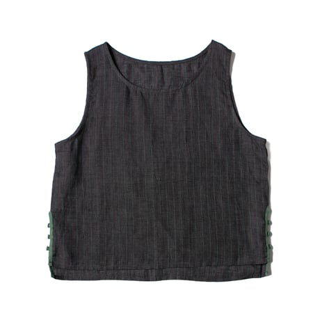 Linen stripe tops