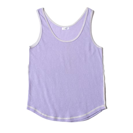 Stitch slub yarn tank top