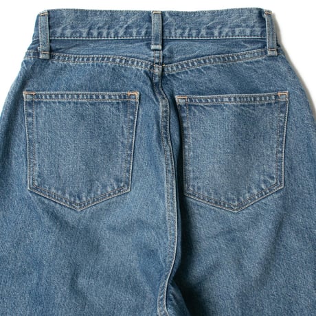 Tack denim pants